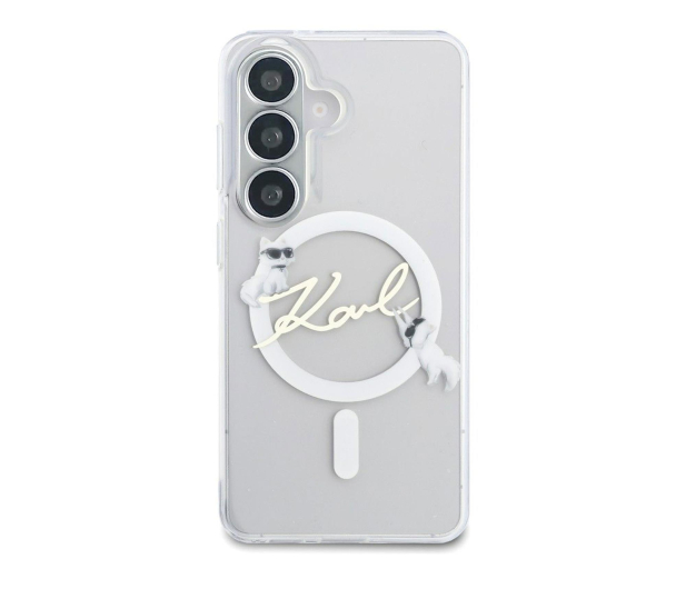 Karl Lagerfeld Etui KC Script MagSafe do Galaxy S26 Plus przezroczysty - 1522712 - zdjęcie 2